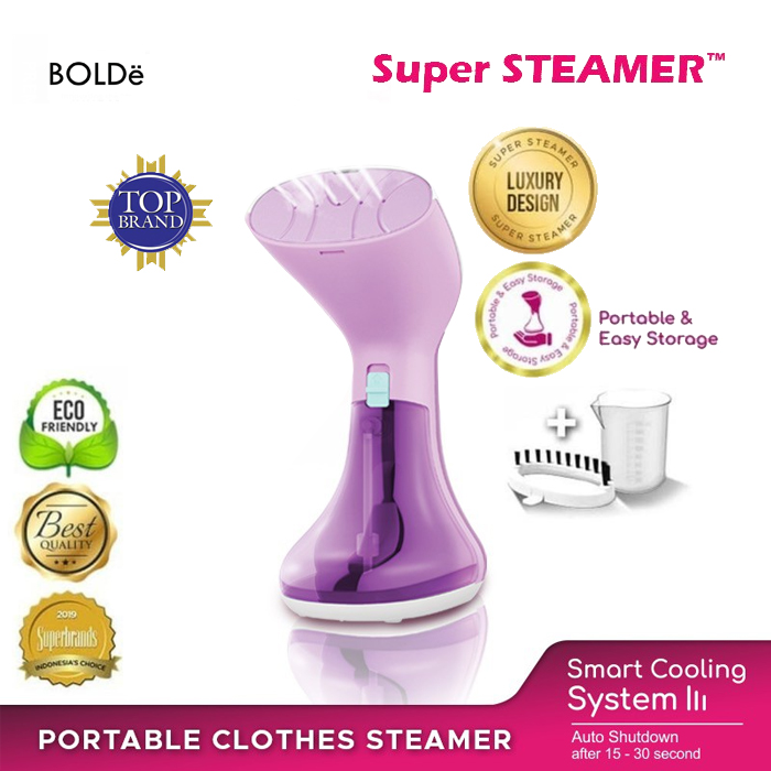 BOLDE Super Steamer Setrika Uap Tangan - Violet
